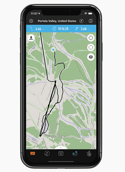 SkiPal on iphone