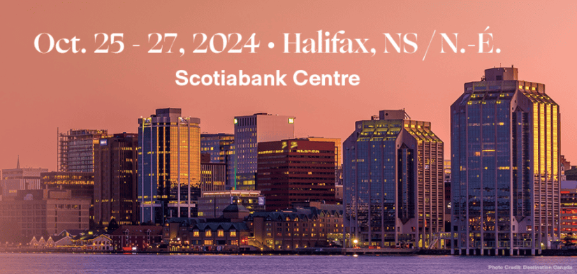 Skate Canada International 2024 date and venue details in Halifax with a city backdrop