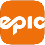 orange My Epic App logo